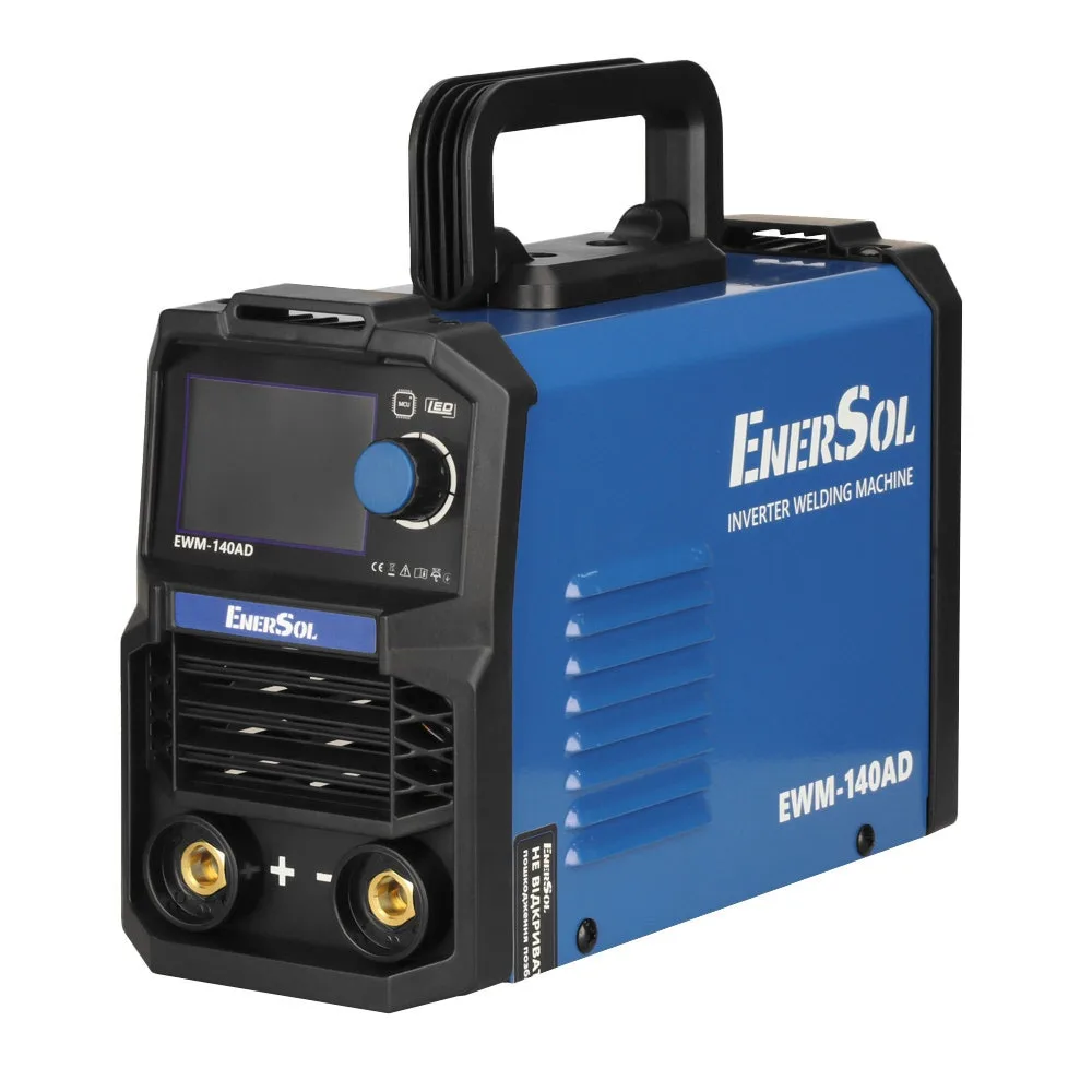 Інверторний зварювальний апарат EnerSol EWM-140AD 20-140А 6.1кВт 160-260В 2.9кг