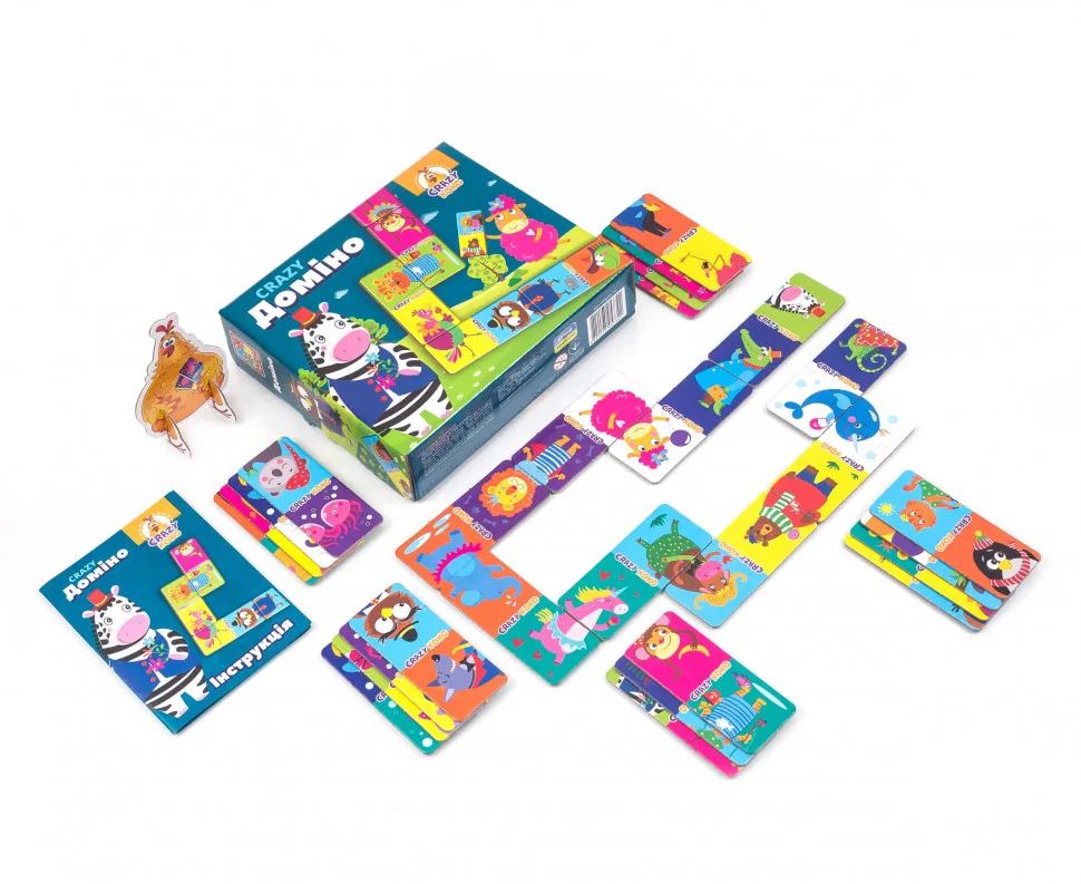Дитяча настільна гра Vladi Toys картон 28 деталей багатоколірна