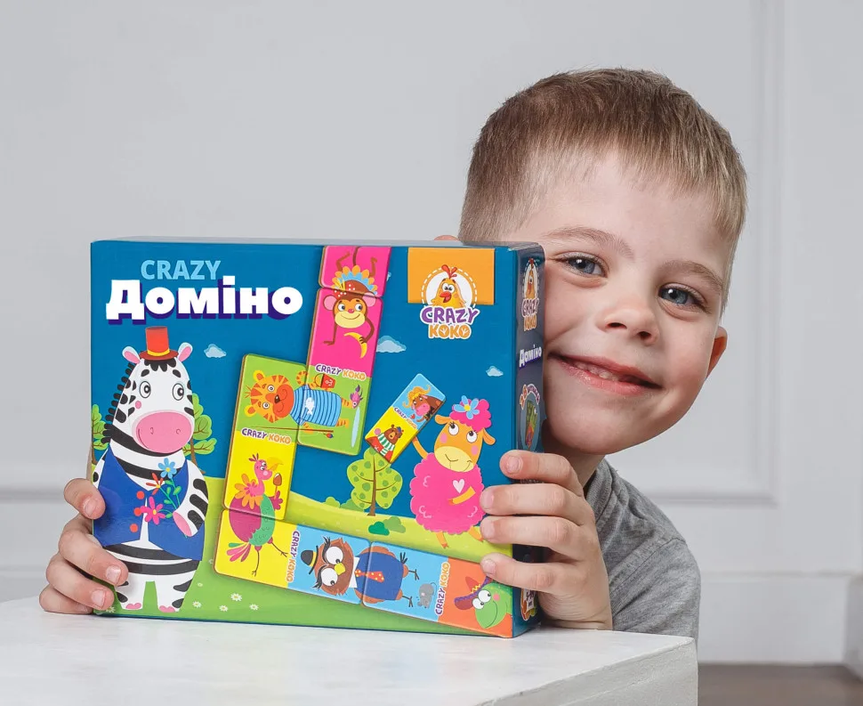 Дитяча настільна гра Vladi Toys картон 28 деталей багатоколірна