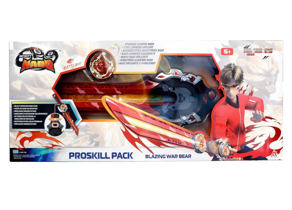 Волчок Infinity Nado VI Proskill Pack Горящий Боевой Медведь (Blazing War Bear)