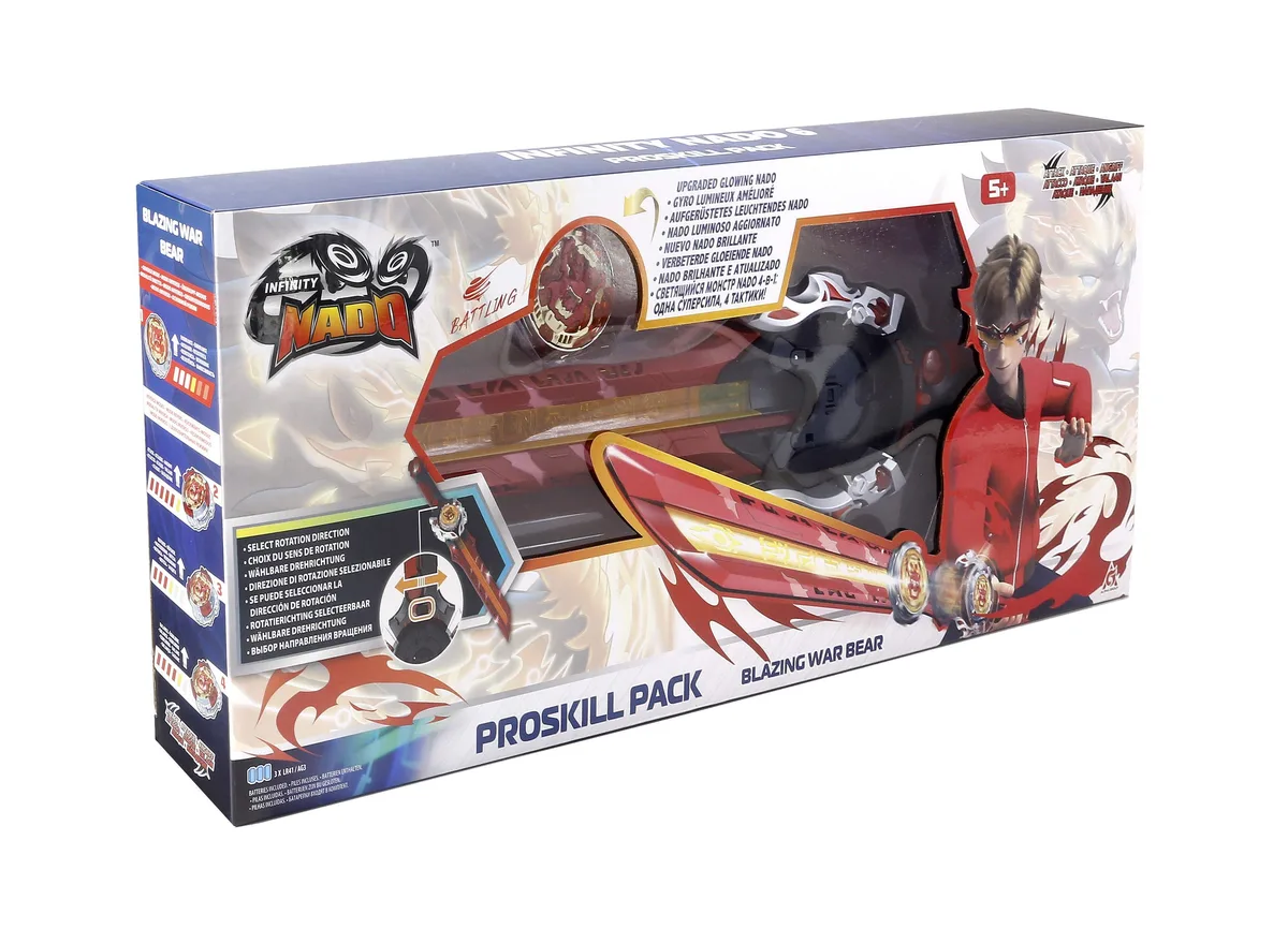 Волчок Infinity Nado VI Proskill Pack Горящий Боевой Медведь (Blazing War Bear)