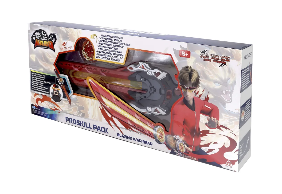 Волчок Infinity Nado VI Proskill Pack Горящий Боевой Медведь (Blazing War Bear)