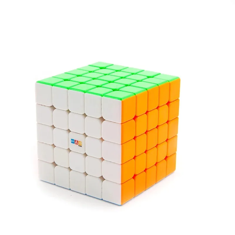 Магнитный кубик Smart Cube 5х5 без наклеек Пластик Чёрный