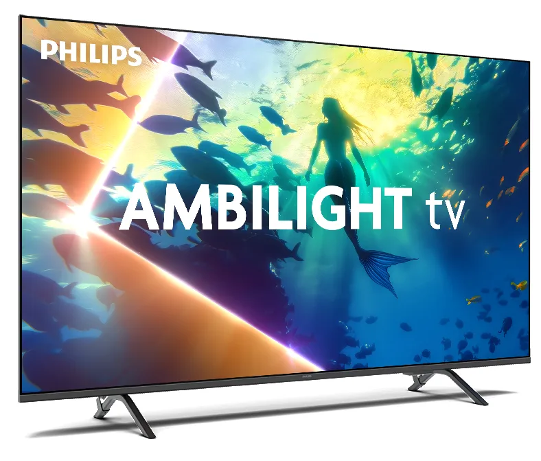 LED-телевізор Philips QLED 50 дюймів Чорний 4K UHD