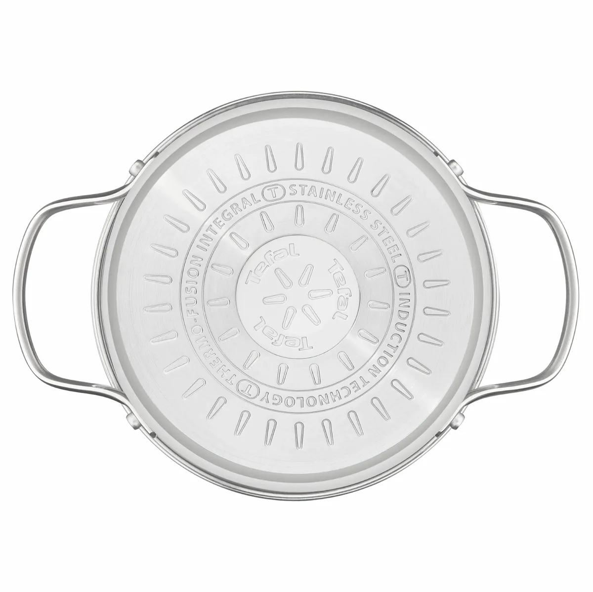 Каструля Tefal нержавіюча сталь 1,5 л 16 см зі скляною кришкою