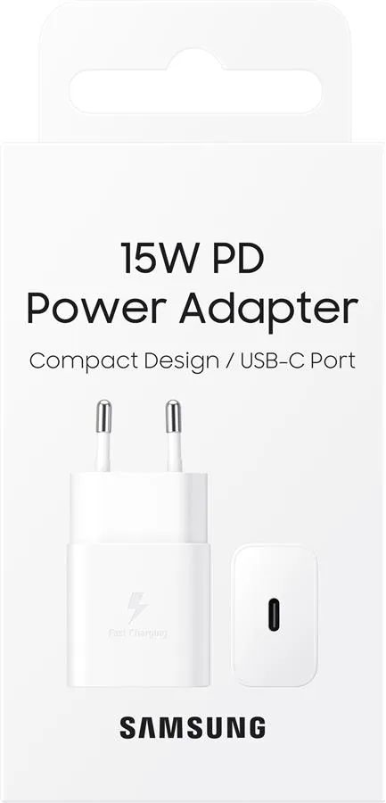 Зарядний пристрій Samsung 15Вт USB-C білий