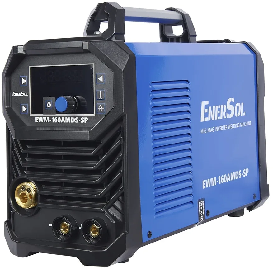 Зварювальний напівавтомат EnerSol 160А MIG MMA TIG для зварювання дротом до 1мм та електродами до 5мм