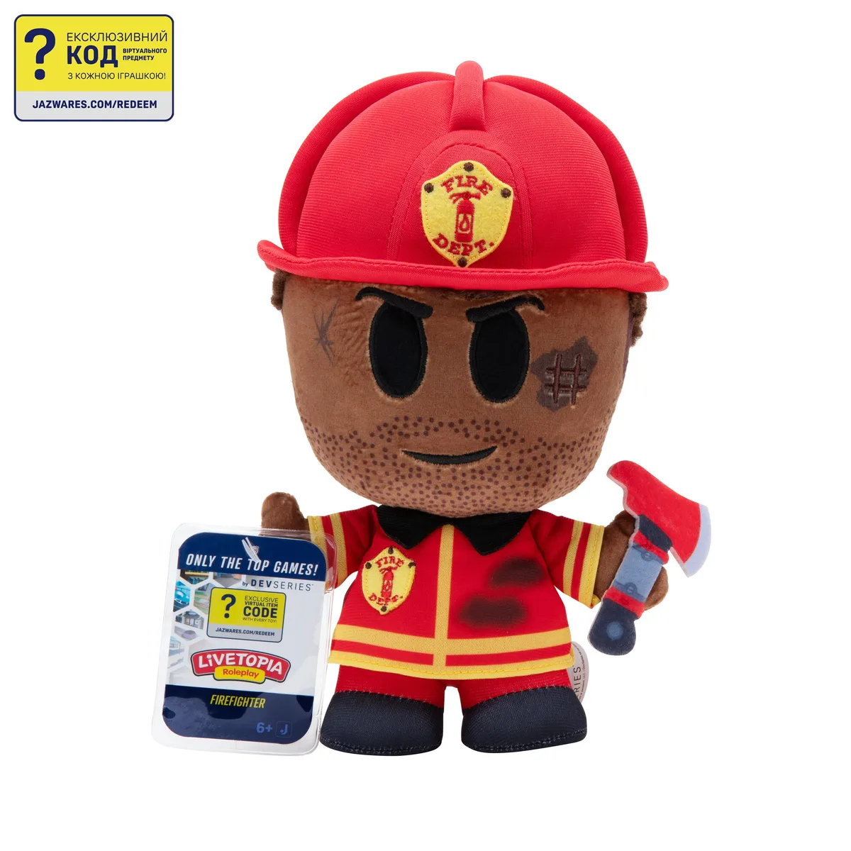 М'яка ігрaшка DevSeries Collector Plush Livetopia: Firefighter