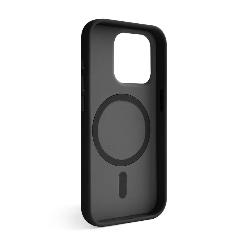 Чохол Soft Matte MagSafe TPU 15 Pro Max чорний