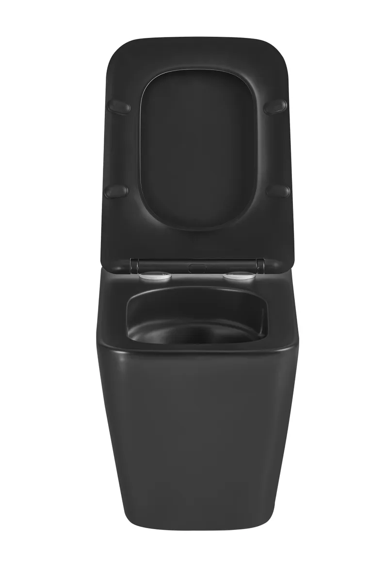 Унітаз підвісний MIXXUS PREMIUM санітарна порцеляна 490х340х360 мм чорний матовий TORNADO 3.0