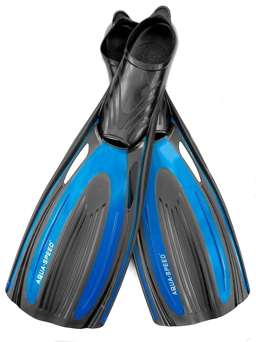 Ласти Aqua Speed TPR гума 46-47 чорні сині
