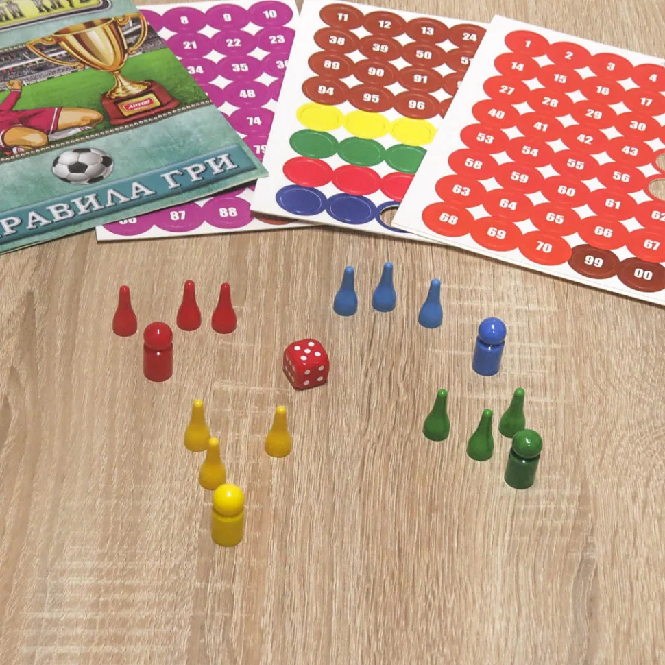 Настольная игра Artos games для детей 8 лет картон 4 планшета зелёная