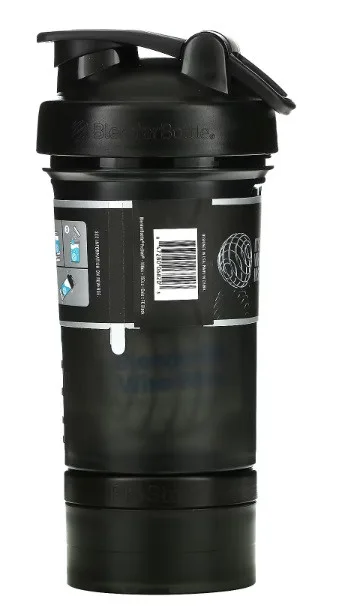 Шейкер BlenderBottle Tritan 650ml Чорний з 2 контейнерами