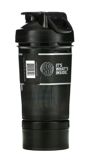 Шейкер BlenderBottle Tritan 650ml Чорний з 2 контейнерами