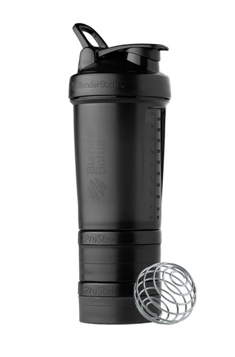Шейкер BlenderBottle Tritan 650ml Чорний з 2 контейнерами