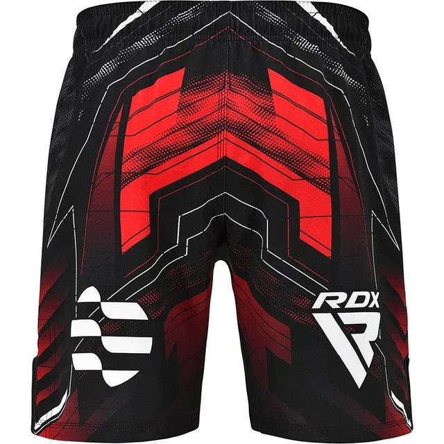 Шорты для MMA RDX полиэстер M красные, одобрены IMMAF.