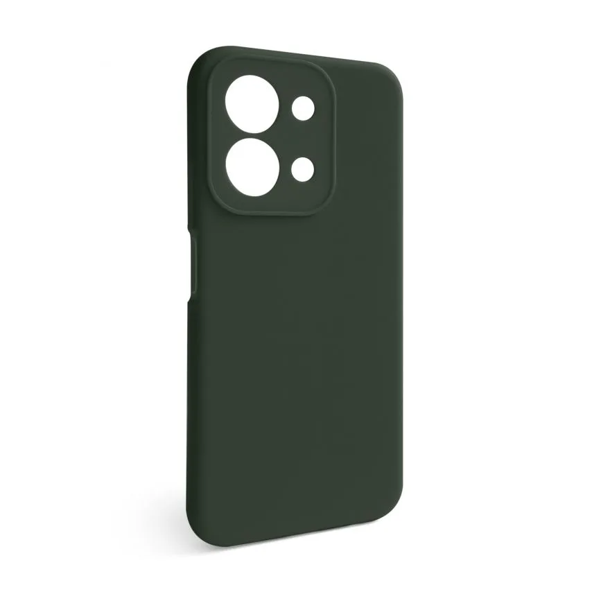 Чохол силіконовий для смартфона Xiaomi зелений 4G закритий низ