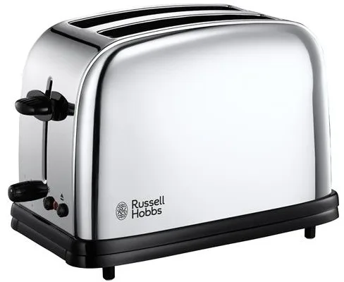 Тостер Russell Hobbs Chester 1670Вт з функцією підігріву, металевий.