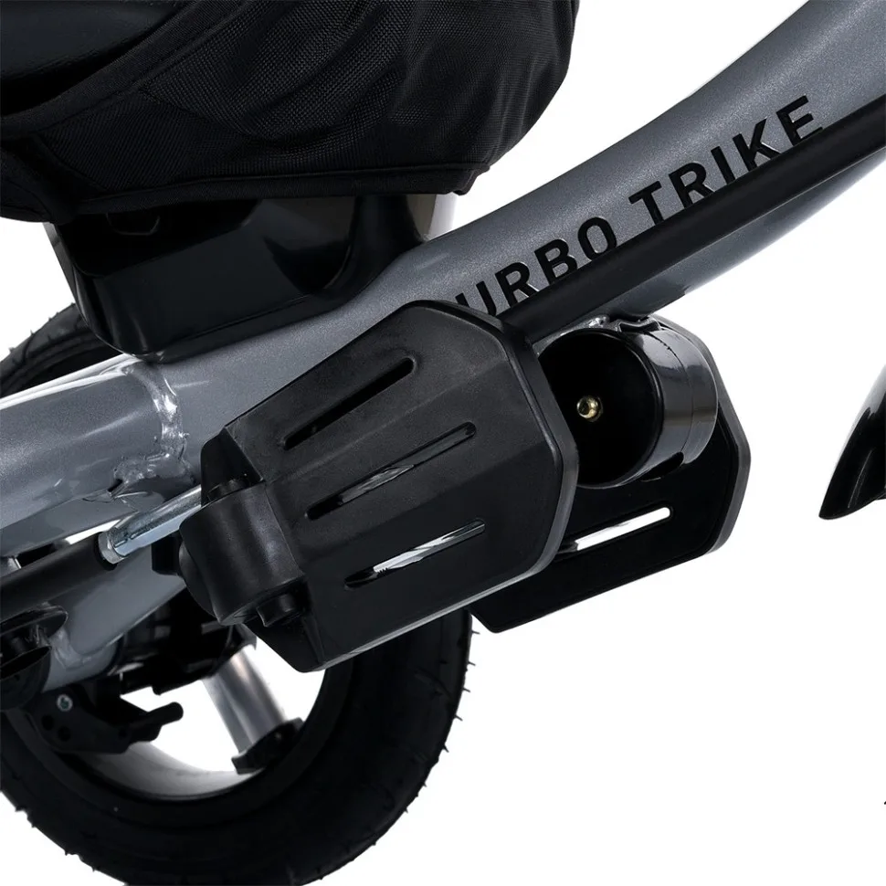 Детский трехколесный велосипед Turbo Trike сталь 12 дюймов чёрный