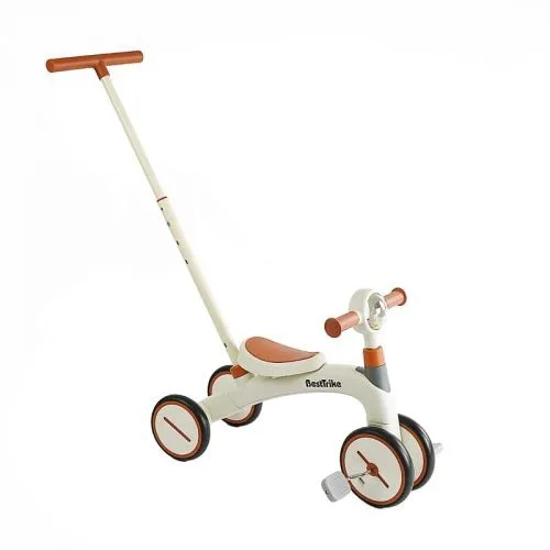 Велосипед 3-х колесный BestTrike для детей с родительской ручкой передние колеса 8 дюймов задние 6 дюймов