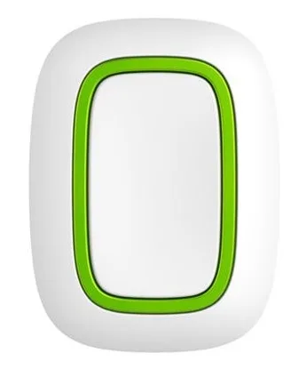 Бездротова тривожна кнопка Ajax Button, jeweller, бездротовий, білий (10315.26.WH1)