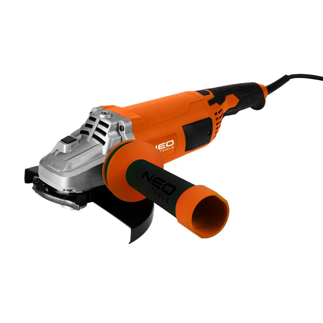 Кутова шліфувальна машина Neo Tools 230 мм, 3000 Вт, 6600 об/хв, 5.6 кг.