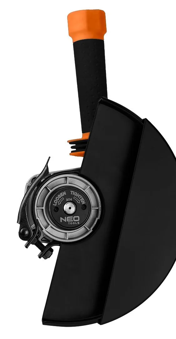 Кутова шліфувальна машина Neo Tools 230 мм, 3000 Вт, 6600 об/хв, 5.6 кг.
