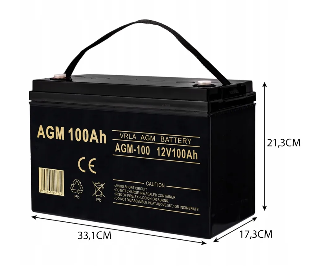 Комплект аварійного живлення 4SUN AGM 100Ah 12V 230V 4000W