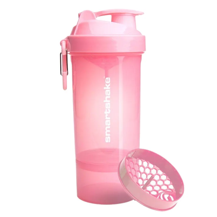 Шейкер спортивний SmartShake пластик 800 мл Рожевий