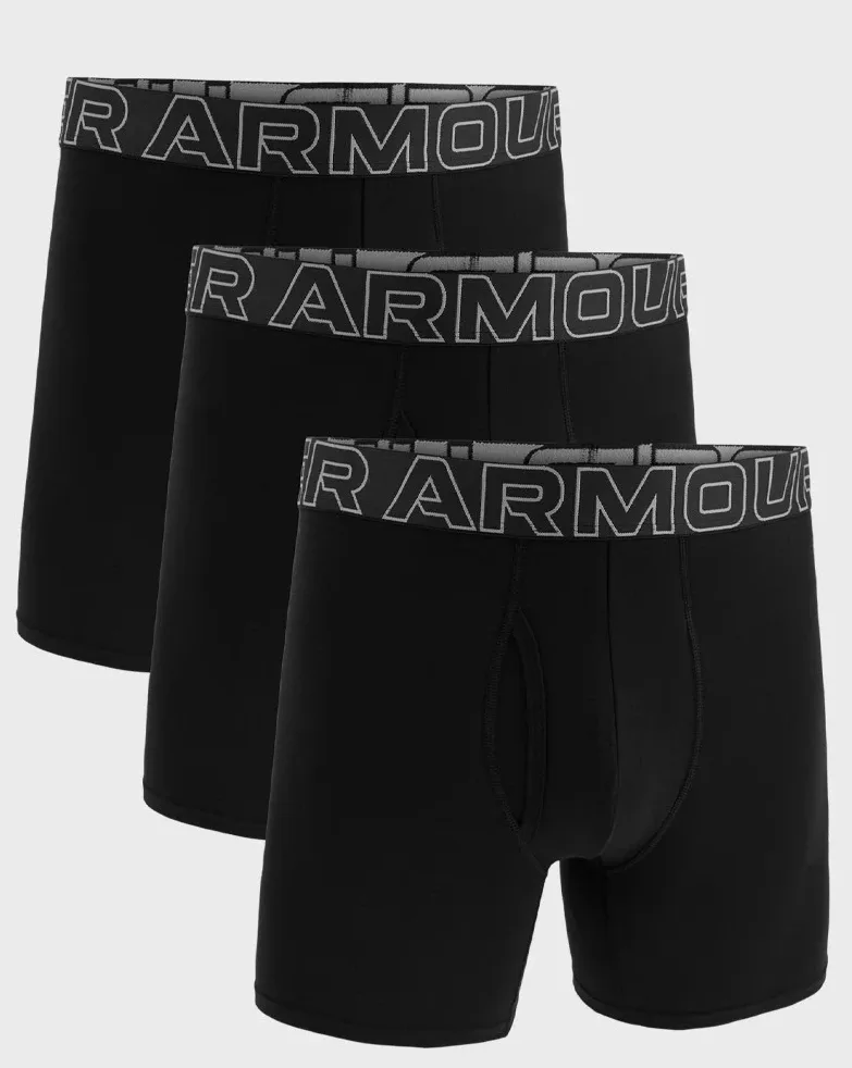 Чоловічі труси Under Armour бавовна LG чорні