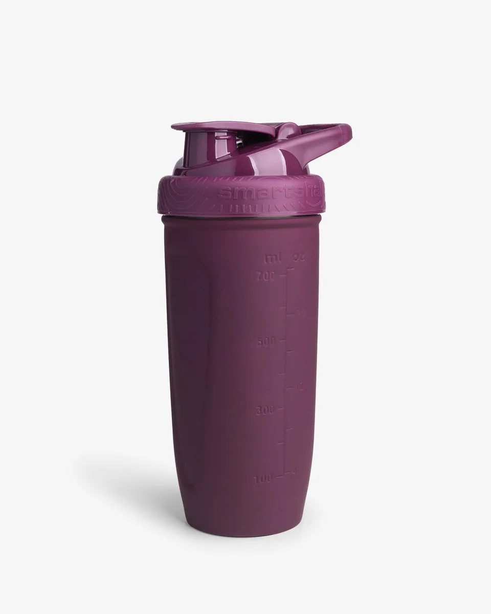 Шейкер спортивний SmartShake нержавіюча сталь 900 мл бордовий