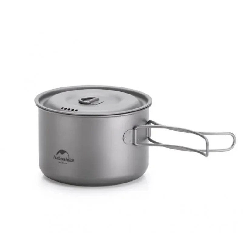 Каструля титановая 1300 мл Naturehike 13,8х9 см