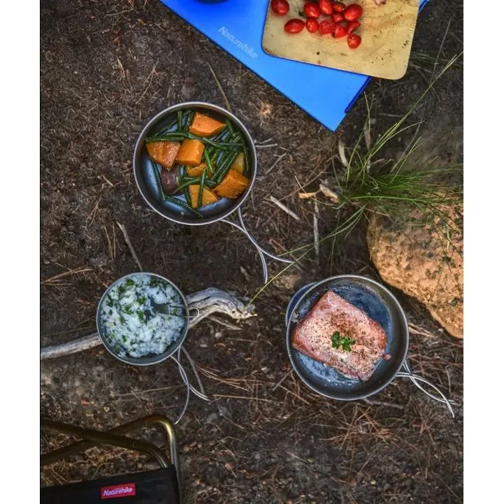 Каструля титановая 1300 мл Naturehike 13,8х9 см