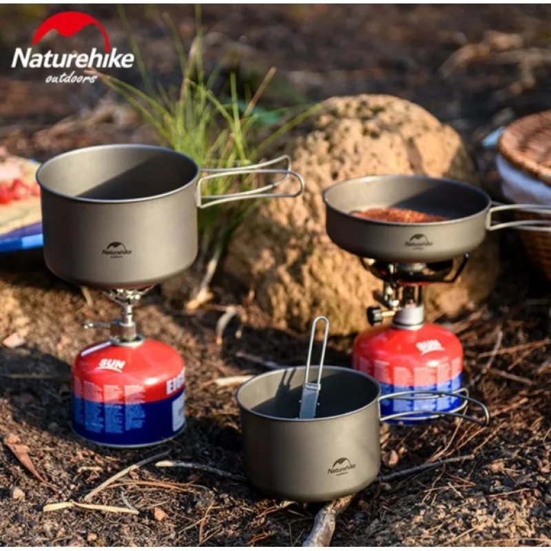 Каструля титановая 1300 мл Naturehike 13,8х9 см