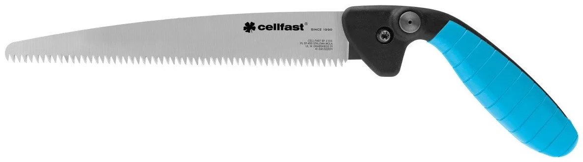 Садова пила Cellfast ERGO складана 250мм для деревини з загартованими зубцями легка ножівка