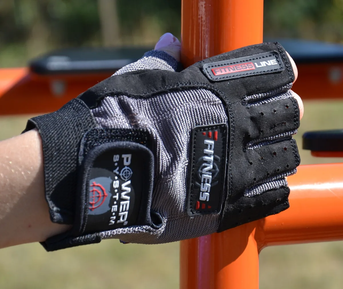 Рукавички Active Point штучна шкіра XS сірі чорні