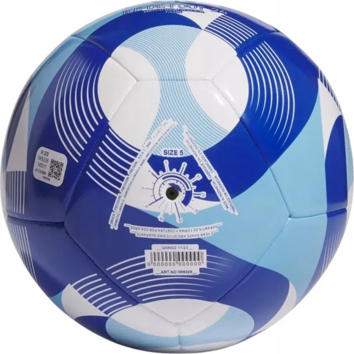 Футбольний м'яч Adidas TPU розмір 5 білий