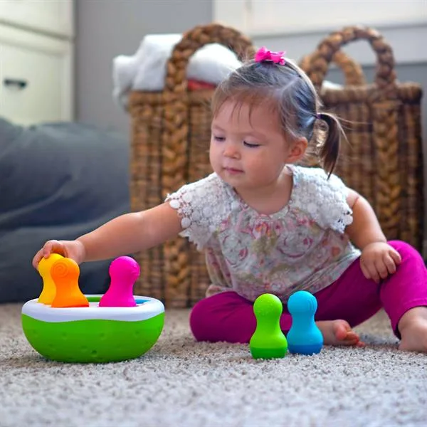 Сортер-балансир Fat Brain Toys пластиковый 20х19х14 см разноцветный