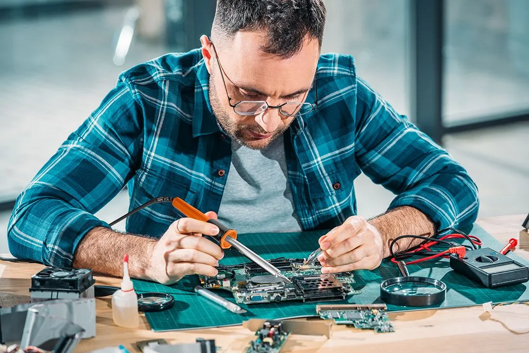 Електричний паяльник Neo Tools 60Вт з температурою до 450°C, нікельована мідь.