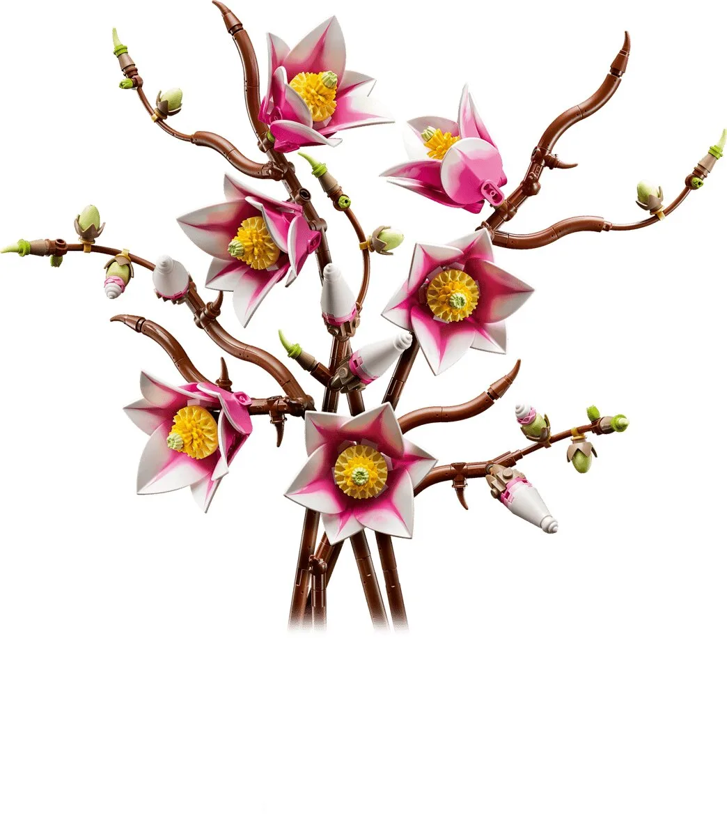 Конструктор LEGO Botanicals гілки магнолії квіти різнокольорові