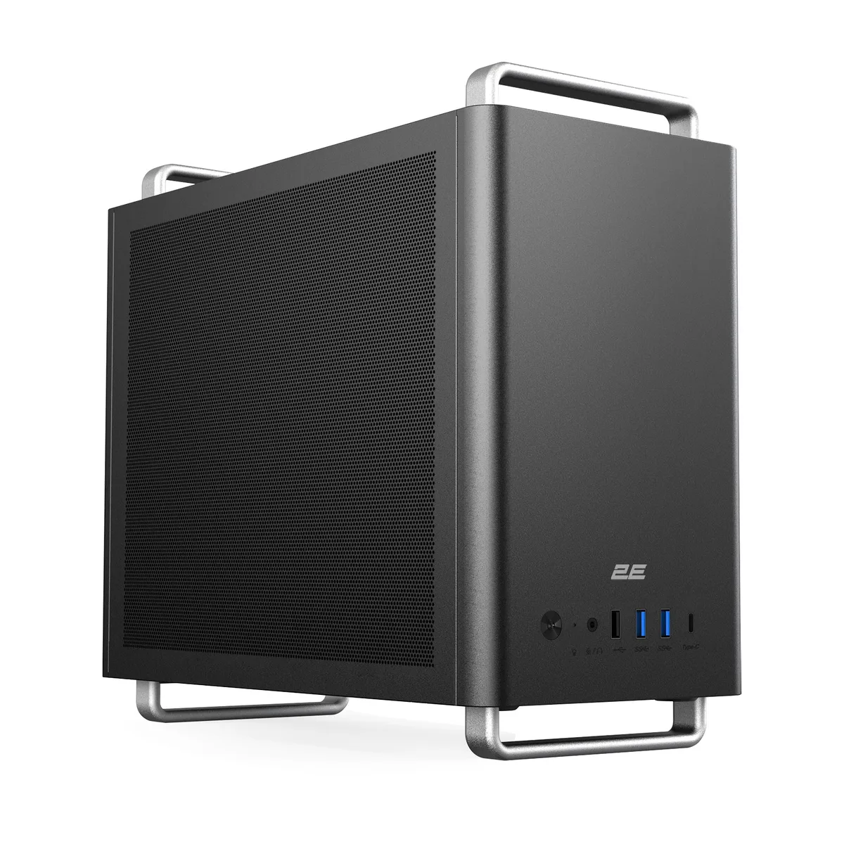 Корпус 2E Credo Mesh V300B-MH без БЖ, 2xUSB3.0, 1xUSB 2.0, 1xUSB Type-C, 1x90мм, VGA 310мм, mATX, черный