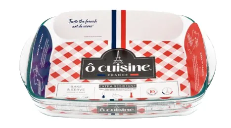 Форма O Cuisine боросиликатное стекло прямоугольная 35x22x6 см