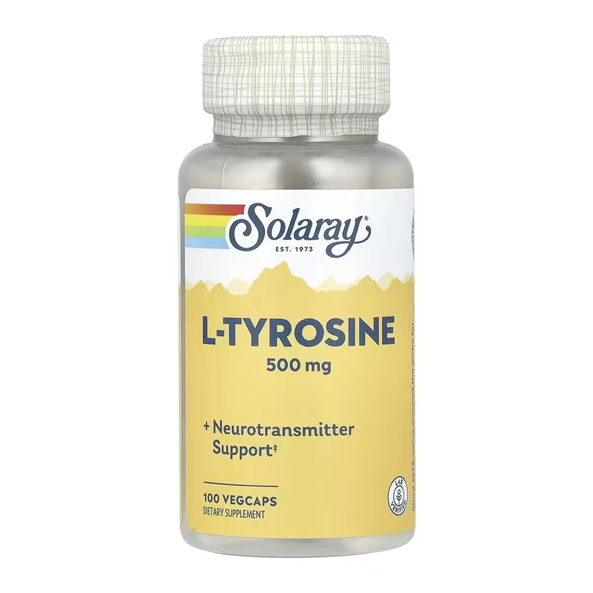 L-Tyrosine 500 мг капсули рослинні 100 шт