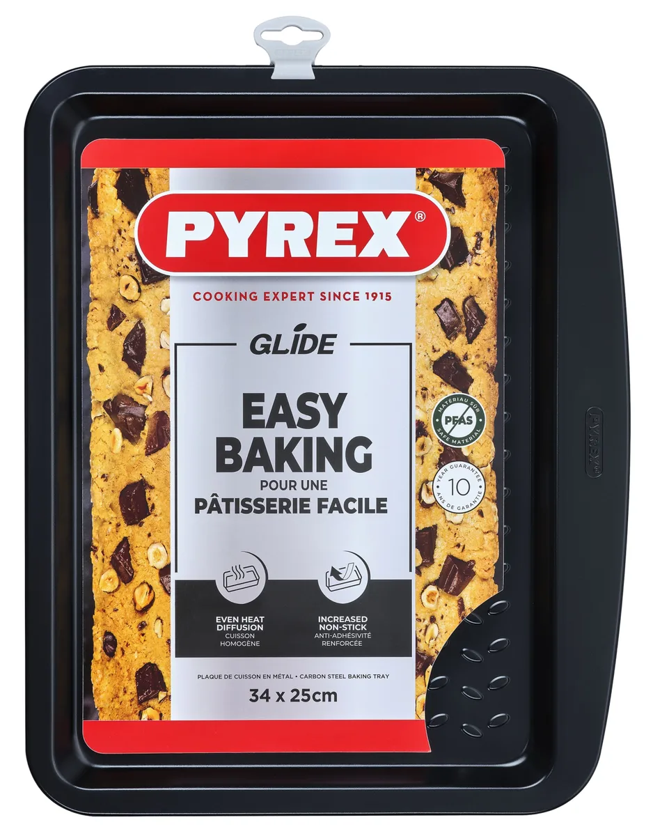 Форма для запікання Pyrex вуглецева сталь 34х25 см антипригарна чорна