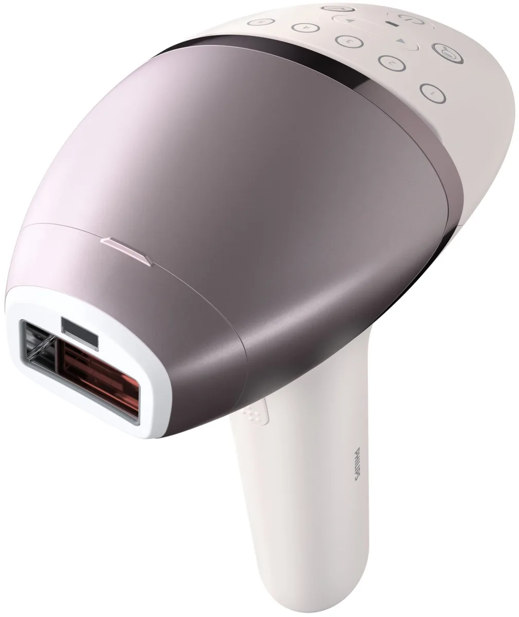 Аккумуляторный фотоэпилятор Philips Lumea IPL 9900 Series, 450000 вспышек, 2-4 см2, 4 насадки, удобный футляр