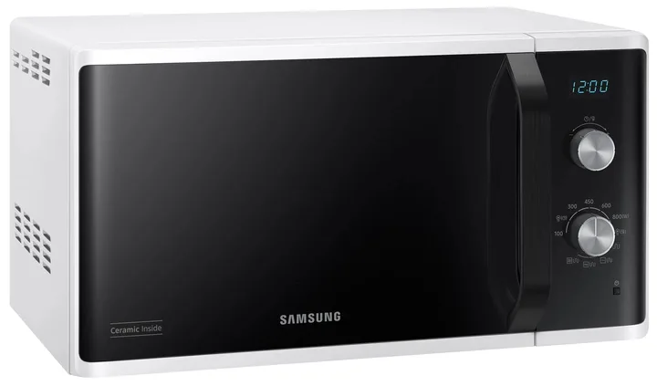 Мікрохвильова піч Samsung з грилем 23 л біла 800 Вт