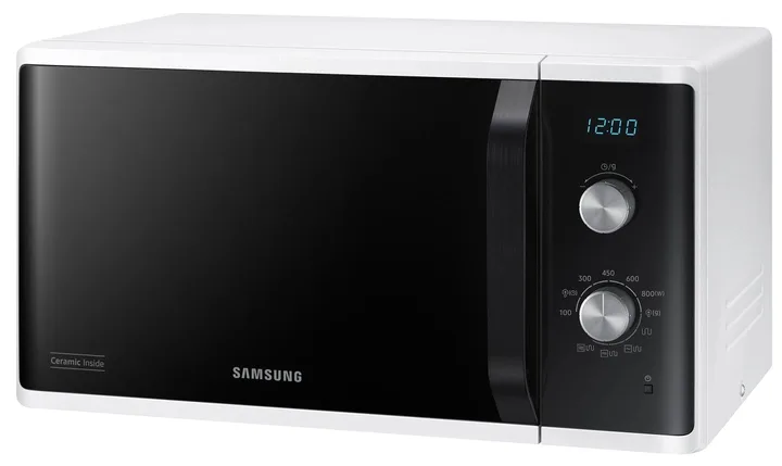Мікрохвильова піч Samsung з грилем 23 л біла 800 Вт