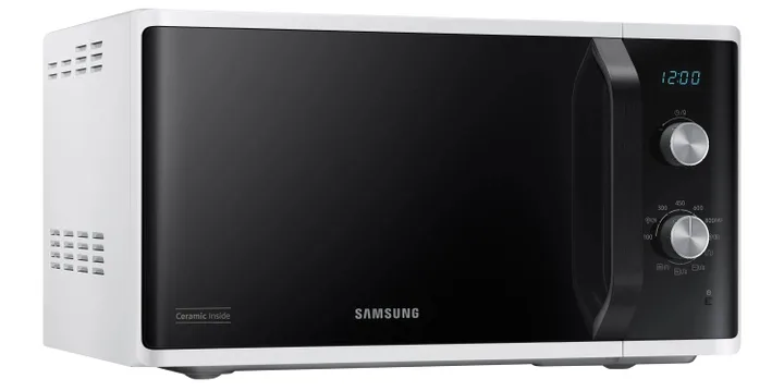 Мікрохвильова піч Samsung з грилем 23 л біла 800 Вт