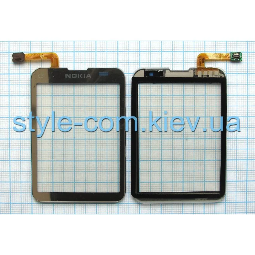 Тачскрін Nokia C3-01 сенсор золотий Original Quality