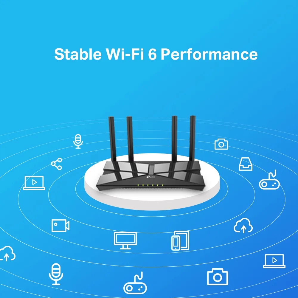 Маршрутизатор TP-LINK ARCHER AX1500 AX1500, 4xGE LAN, 1xGE WAN, MESH